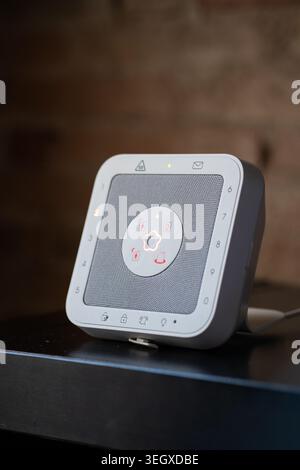 Smart home security system keypad with touch control panel Stock Photo
