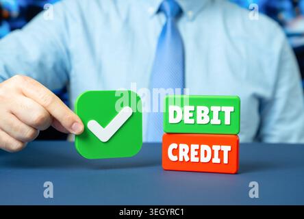Reconciling cash balances and checking financial reports for company operations. Accounting and bookkeeping for business, audit control and corporate Stock Photo