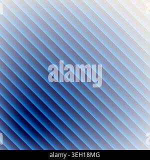 Abstract background with 3d diagonal stripes and smooth gradient color transition dark navy blue to light grey and white for modern minimal and digita Stock Vector