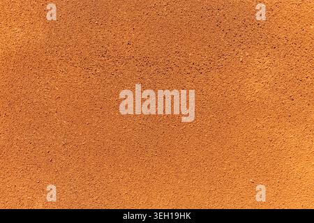 Macro close up of natural cork texture with warm terracotta brown tones Stock Photo