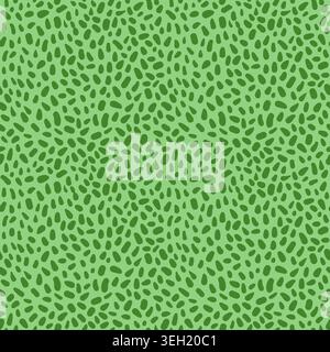Vector seamless green grass with daisy flowers seamless pattern, abstract meadow, lawn texture background Stock Vector