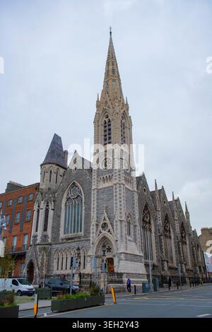 Abbey Presbyterian Church (Holy Trinity Church) at Parnell Square in Rotunda district, Dublin North City, Ireland. Stock Photo
