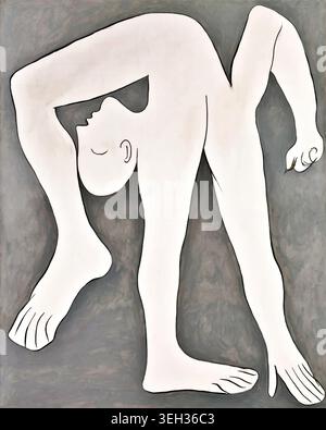 The Acrobat, c. 1930 by Pablo Picasso Stock Vector