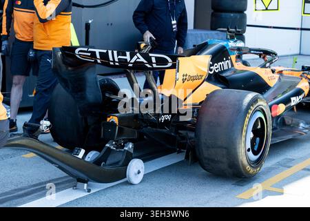McLaren F1 Team MCL40, mechanical detail rear diffuser during the 2026 ...
