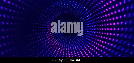 Tech helix abstract background dark blue, Vortex tunnel circularly twisted, AI technological dark blue background design Stock Vector