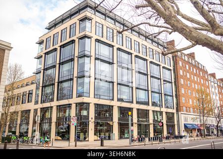 LONDON - APRIL 1, 2026: HAMMERSMITH ROAD – Work.Life co working office space modern building Stock Photo