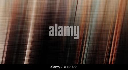 An abstract composition showing vertical light rays cutting through a dark, woven fabric-like texture with hints of brown and grey tones. Stock Photo