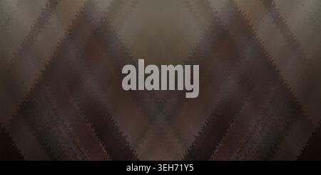 A dark, moody abstract background with a symmetrical, textured wave pattern in shades of brown and grey, forming a central V-shaped intersection. Stock Photo