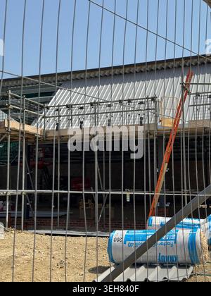 Kesgrave, Suffolk - 23 May 2026 : Supermarket construction site. Stock Photo