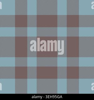 Flannel tartan texture fabric, figure textile background check. Print plaid pattern vector seamless in pastel color palette. Stock Vector