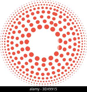 Simple circular circle layers design Stock Vector