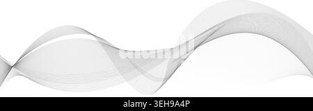 Modern Blue Aqua Flowing Wave Background for Creative Business Presentation Stock Vector
