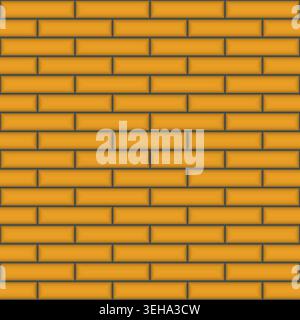Brickwork seamless pattern vector illustration Stock Vector