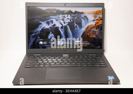 Dell Latitude 3420 Laptop Stock Photo