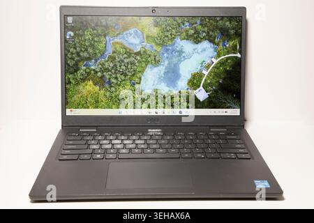Dell Latitude 3420 Laptop Stock Photo