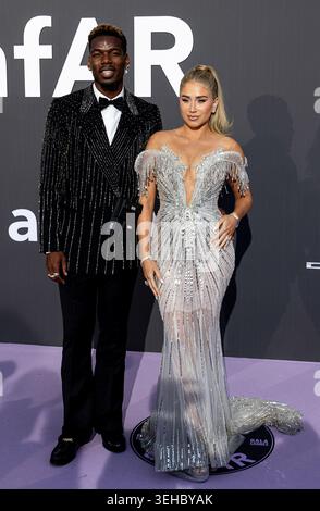 Paul Pogba and Zulay Pogba attend the amfar Gala 2026 presented by ...
