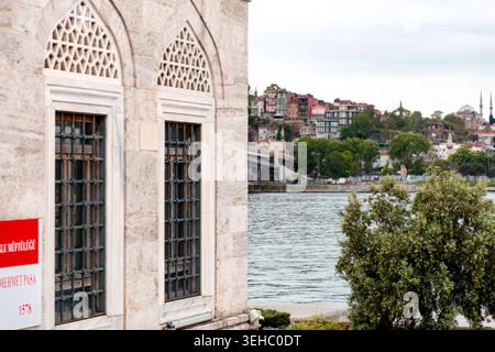 Istanbul, Turkey - July 29, 2020: Sokullu Mehmet Pasha Mosque located by the Golden Horn, Beyoglu, Istanbul. Stock Photo