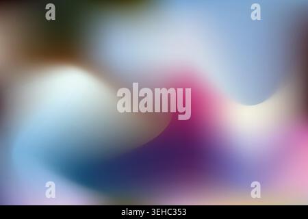Dreamy Pastel Fluid Mesh Gradient Abstract Background Stock Vector