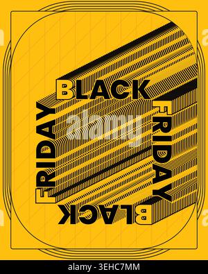 Black Friday Sale Poster Target Inspired Background Stock Vector