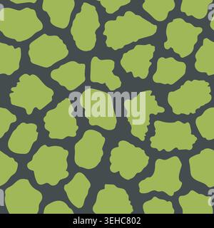 Abstract modern giraffe seamless pattern. Animals trendy background. Colorful decorative vector stock illustration for print, card, postcard, fabric Stock Vector