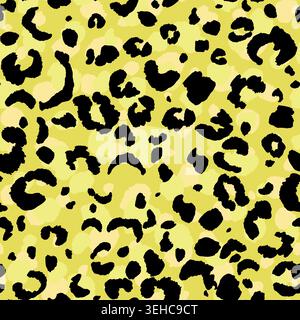Abstract modern leopard seamless pattern. Animals trendy background. Color decorative vector stock illustration for print, card, postcard, fabric Stock Vector