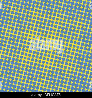 Pop art creative concept colorful comics book magazine cover. Polka dots colorful background. Cartoon halftone retro pattern. Abstract template design Stock Vector