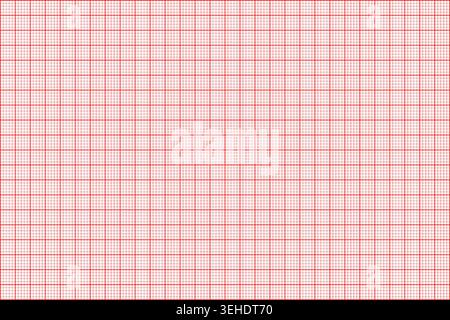 Seamless blueprint grid pattern, mathematical square coordinate paper texture . Stock Vector
