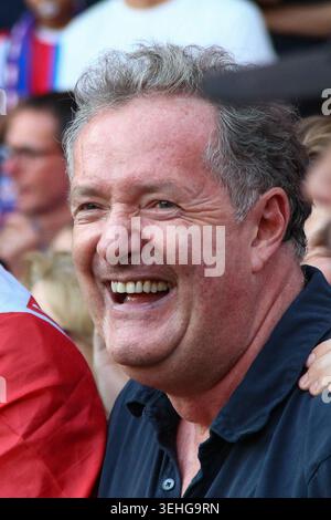 LONDON, UK - 24th May 2026:  Piers Morgan celebrates after the Premier League match between Crystal Palace FC and Arsenal FC at Selhurst Park  (Credit: Craig Mercer/ Alamy Live News) Stock Photo