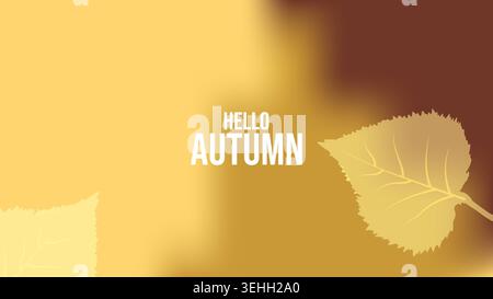 Abstract autumn mesh background with colorful gradient element and smooth texture. For branding advertising web design banner and marketing material. vector illustration. Stock Vector