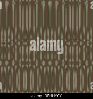 Minimalist Abstract Wavy Stripe Earthy Pattern Stock Vector