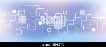 Modern medical or health care scientific abstract background with hexagons. Geometric stripe line art design for poster, brochure, cover, banner Stock Vector