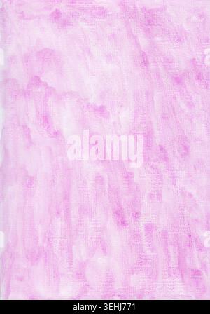 High-resolution scan of a real A4 sheet hand-painted with watercolor. Soft pigment transitions, visible brush strokes and authentic paper texture make Stock Photo
