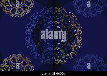 Elegant Overlapping Mandala Design With Detailed Ornamental Patterns Stock Vector