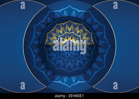 Luxury Repeating Mandala Design With Persian Inspired Decorative Style Stock Vector