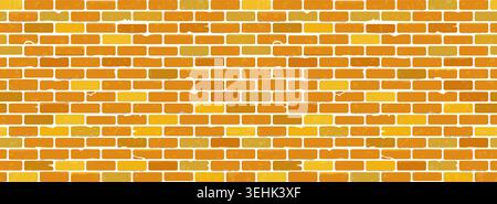 Seamless grunge brick wall texture. realistic red brick wall background. pattern for interior design. vector illustration Stock Vector