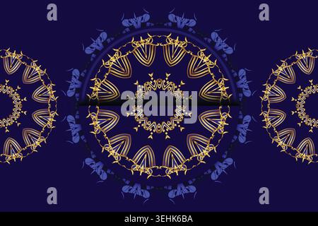 Traditional Islamic Inspired Mandala Design With Modern Graphic Style Stock Vector
