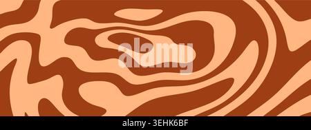 Creamy caramel texture with flowing candy patterns and delicious dessert hues Stock Vector