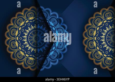 Luxury Repeating Mandala Design With Persian Inspired Decorative Style Stock Vector