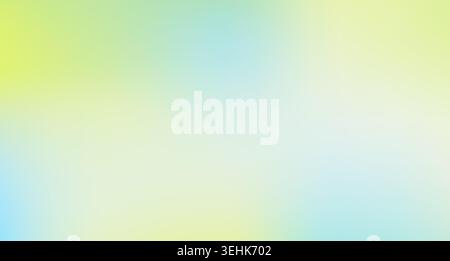 Soft, fresh gradient background with green an blue blending tones Stock Vector