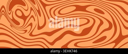 Texture in dessert hues blending into flowing candy patterns and creamy waves Stock Vector