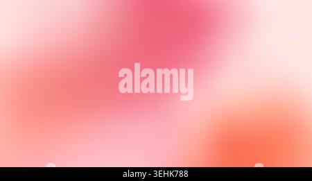 Bright gradient bg with orange, pink and light color gradation Stock Vector