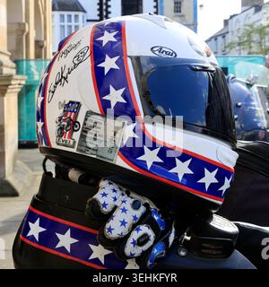 evel knievel motorcycle helmet for sale Wear you from Knievel One of the best values available in motocross helmets Evel helmet hi-res stock photography