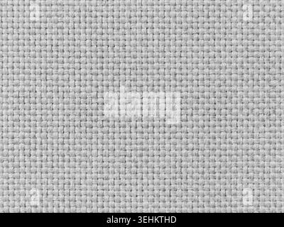 Close up of woven fabric showing interlocking threads creating a textured material surface for banners or home decor Stock Photo