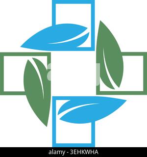 Health Care Logo images for design inspiration Stock Vector