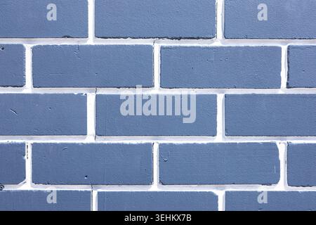 Blue brick wall texture Stock Photo