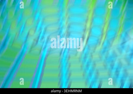 A vibrant abstract background featuring overlapping geometric shapes with a gradient of blue and green hues, creating a dynamic, multicolored and mode Stock Photo