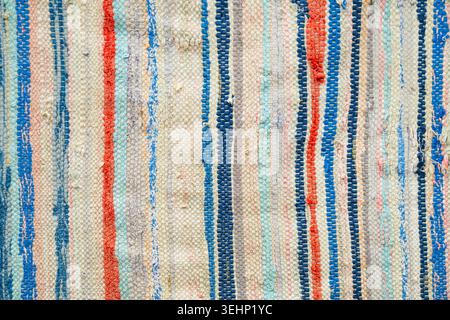 Beautiful handwoven carpet and useful design element Stock Photo