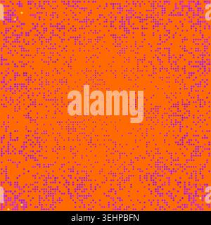Abstract pixel pattern inspired by fintech and business technology Stock Vector