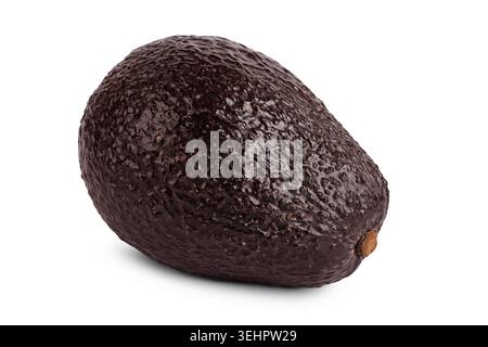 avocado isolated on white background close up Stock Photo