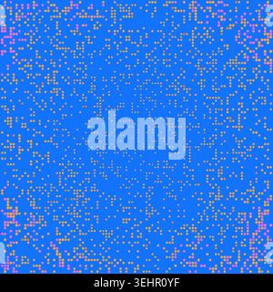 Abstract pixel pattern inspired by fintech and business technology Stock Vector